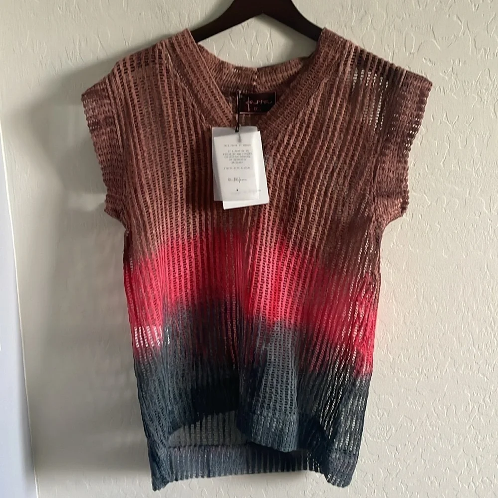 Free People X The Farra Sable Tank Sweater